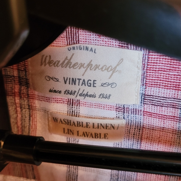 Weatherproof Vintage Men's Plaid Short Sleeve Shirt - Picture 4 of 5